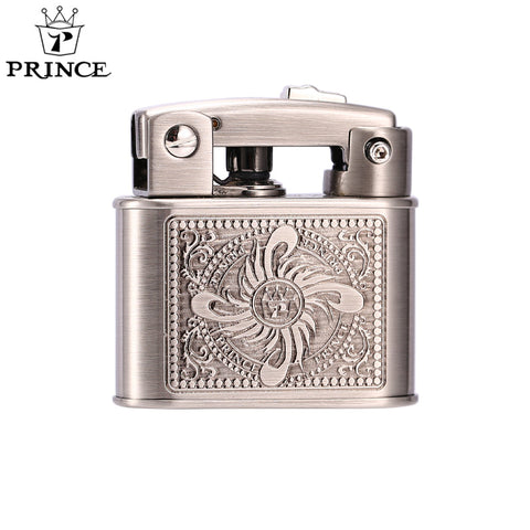 Prince Gold Petrol Lighter Vintage Revival GD2 - Vintage Silver Whirlwind