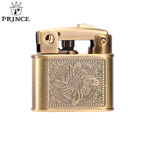 Prince Gold Petrol Lighter Vintage Revival GD2 - Vintage Bronze Whirlwind