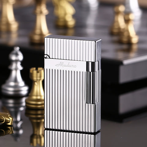 Maduro M2 Cling Sound Butane Soft Flame Lighter – Parallel Stripe