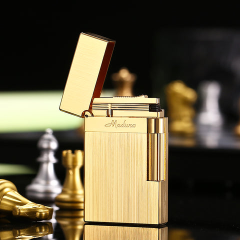 Maduro M2 Cling Sound Butane Soft Flame Lighter – Brushed Steel
