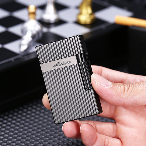 Maduro M2 Cling Sound Butane Soft Flame Lighter – Parallel Stripe