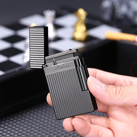Maduro M2 Cling Sound Butane Soft Flame Lighter – Parallel Stripe