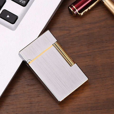 Maduro M2 Cling Sound Butane Soft Flame Lighter – Slim Brushed Steel