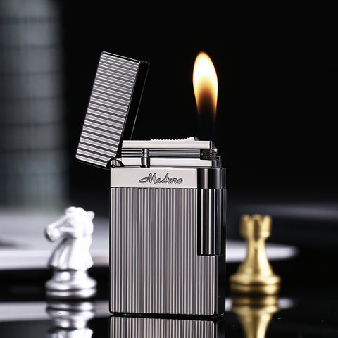 Maduro M2 Cling Sound Butane Soft Flame Lighter – Parallel Stripe