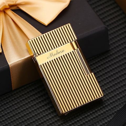 Maduro M2 Cling Sound Butane Soft Flame Lighter – Parallel Stripe