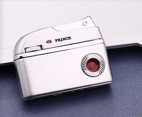 Prince Gas Dolphin Lighter Revival DN5 - Brushed Silver