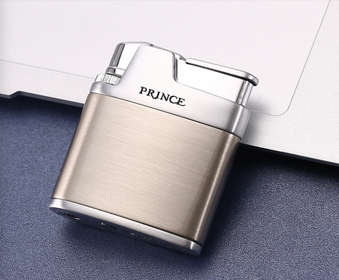 Prince Gas Lighter Prona 61 Commemorative - brushed nickel