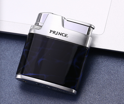 Prince Gas Lighter Prona 61 Commemorative - black marble
