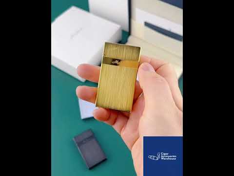 Maduro M1 Vintage Cigar Soft Flame Lighter – Cling Sound Kerosene Brushed Steel