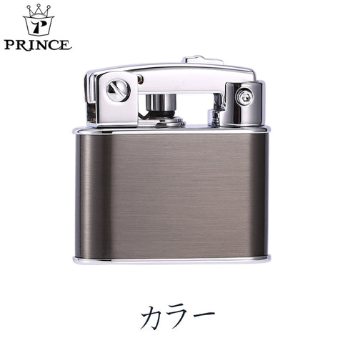 Prince Gold Petrol Lighter Classic Revival GD2- Black Nickle