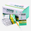 HERB slim herb filter packaging with a filter stick on a white background