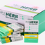 HERB Slim Herb Filter packaging with multiple packs on a white background