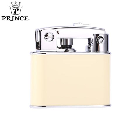 Prince Gold Petrol Lighter Classic Revival GD2- Ivory