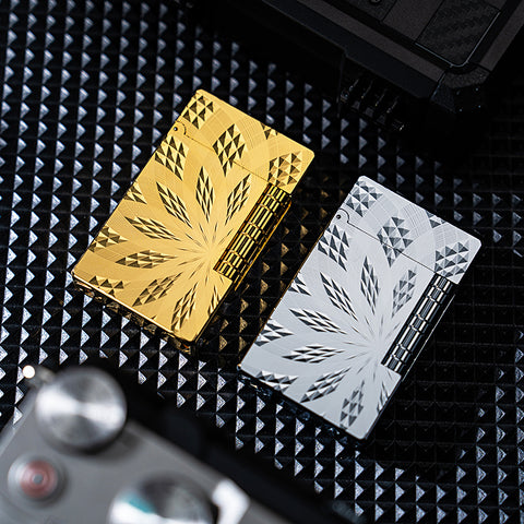 Maduro M2 Cling Sound Butane Soft Flame Lighter – Sunburst Grid