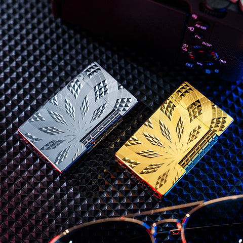 Maduro M2 Cling Sound Butane Soft Flame Lighter – Sunburst Grid