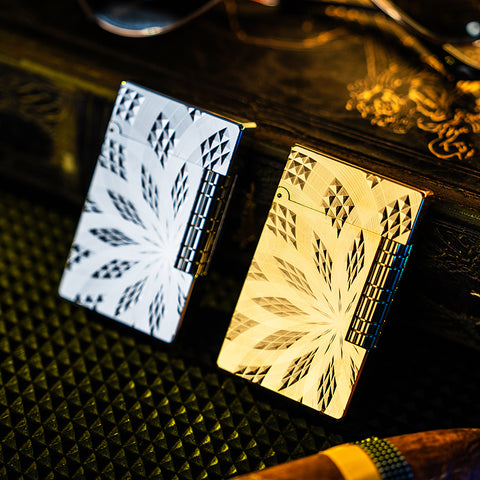 Maduro M2 Cling Sound Butane Soft Flame Lighter – Sunburst Grid