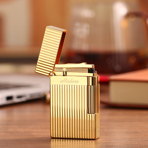 Maduro M2 Cling Sound Butane Soft Flame Lighter – Parallel Stripe