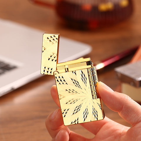 Maduro M2 Cling Sound Butane Soft Flame Lighter – Sunburst Grid