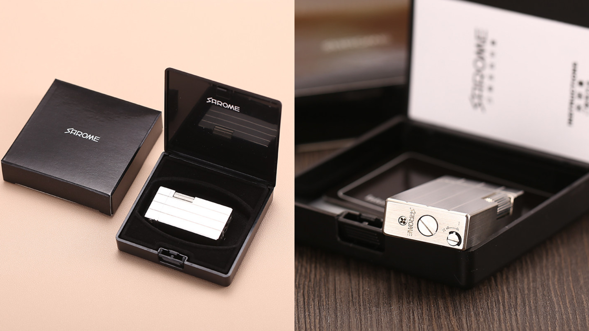 Sarome SD1 Series Classic Flint Lighter Package