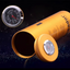 Voyager Sealed Cigar Tube Humidor - Portable Aluminum Cigar Tube with Hygrometer